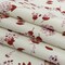 1 Yard Stretch Cotton Twill Print Rust and White Dandelion Floral Feeling Dandy Fabric